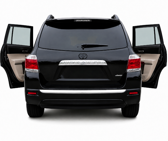 Toyota Highlander VIP — Vue arrière